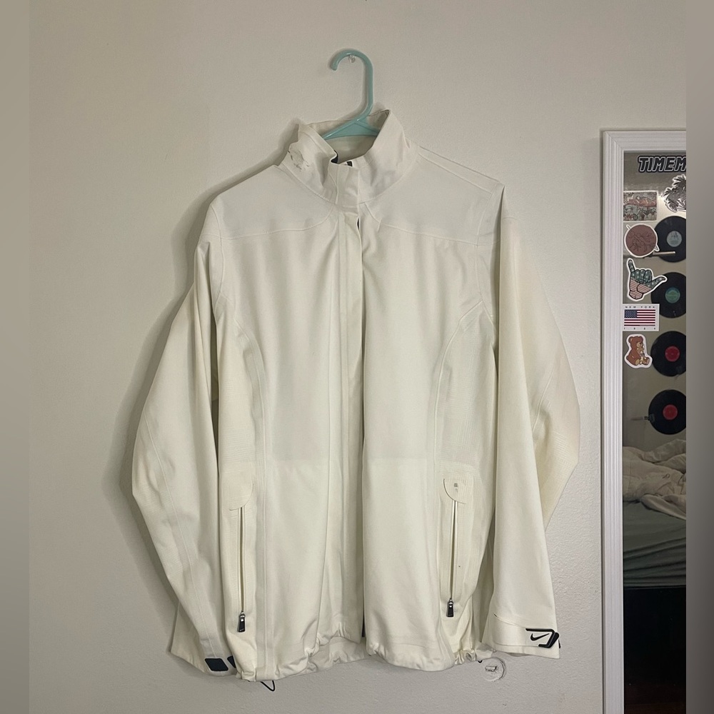 Nike golf storm fit white jacket